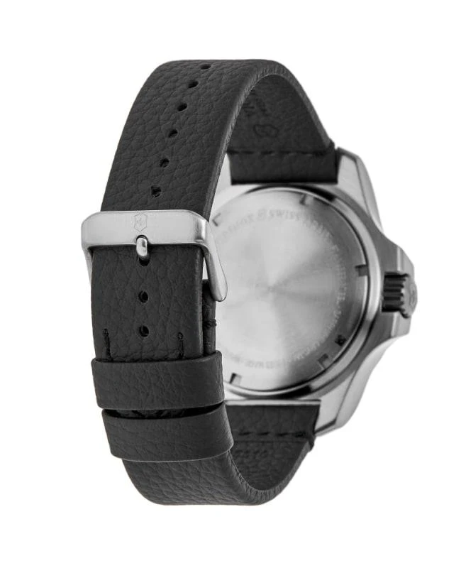 Swiss Army Victorinox Swiss Army I.N.O.X. Black Dial Black Leather Men's Watch 241737 4