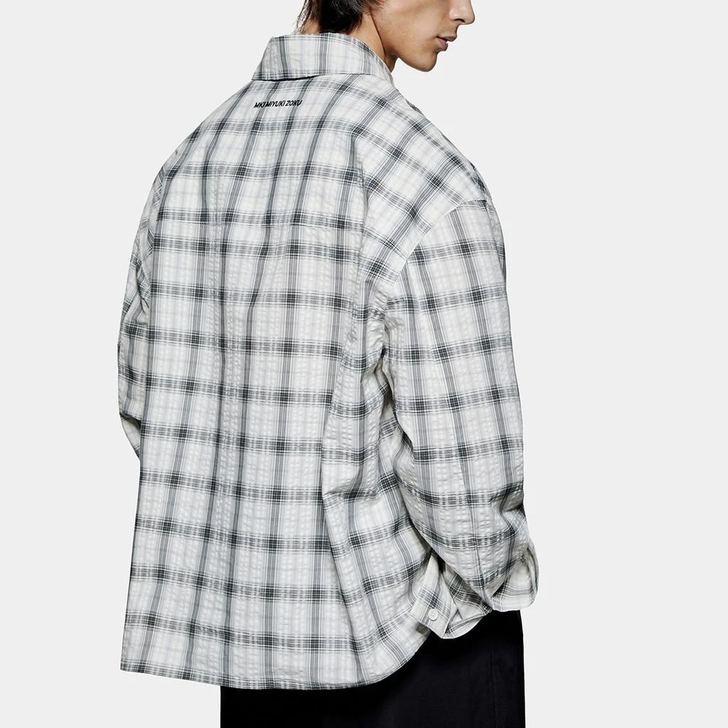 MKI Miyuki Zoku MIYUKI ZOKU Box Cotton-Seersucker Dress Shirt 2