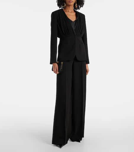 Max Mara Gradi draped crêpe jacket 2