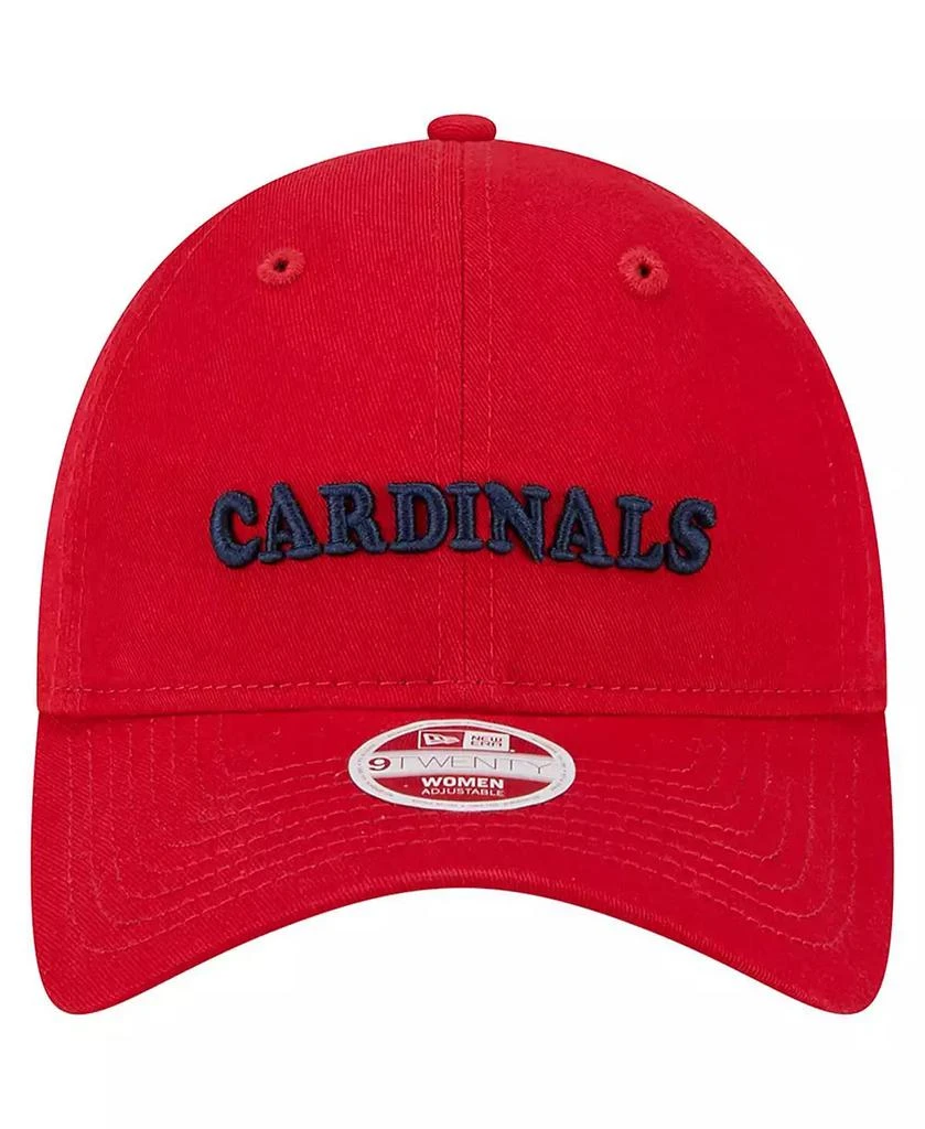 New Era Women's Red St. Louis Cardinals Shoutout 9TWENTY Adjustable Hat 2
