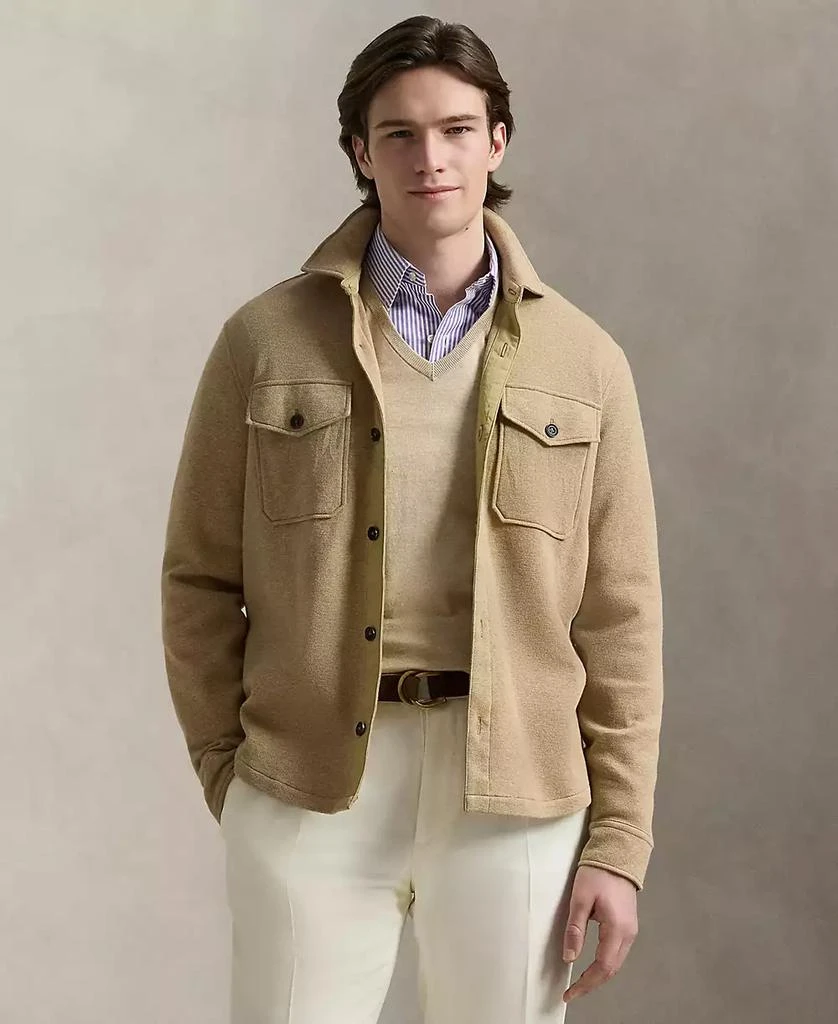 Ralph Lauren Men's Double-Knit Mesh Shirt Jacket 5