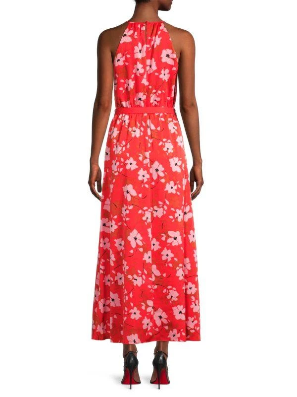 Donna Karan Floral Halter Maxi Dress 2