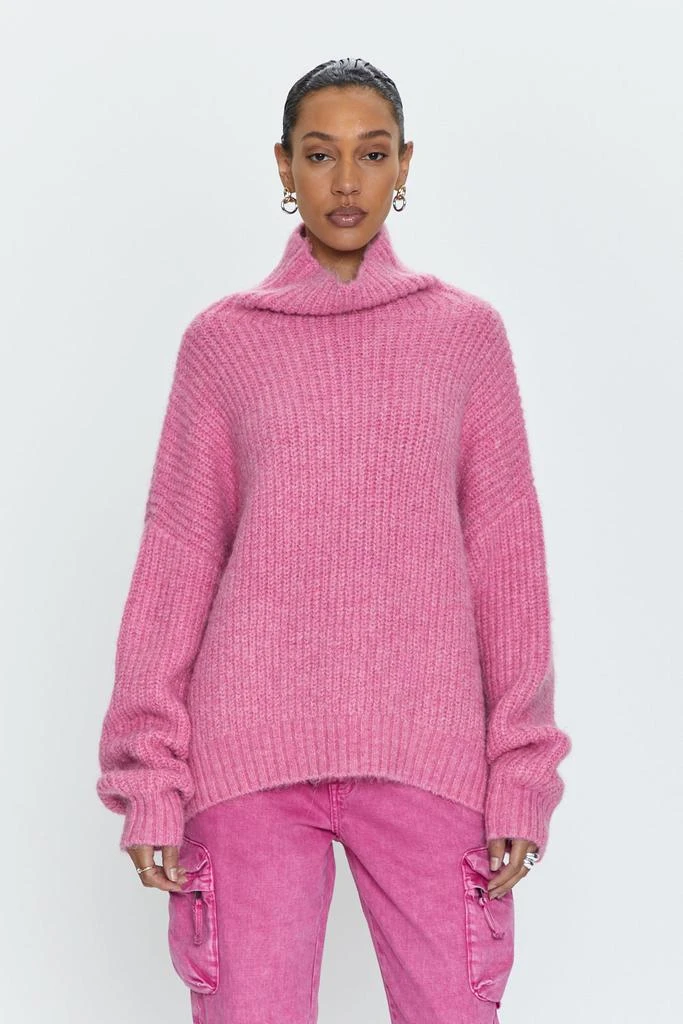 Pistola Denim Ashley Turtleneck Sweater - Aurora Pink 1