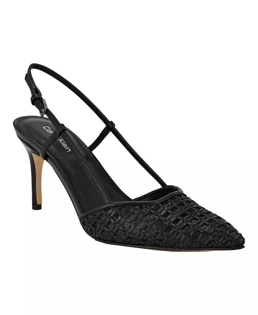 Calvin Klein Women's Juliesa Woven Slingback Pumps