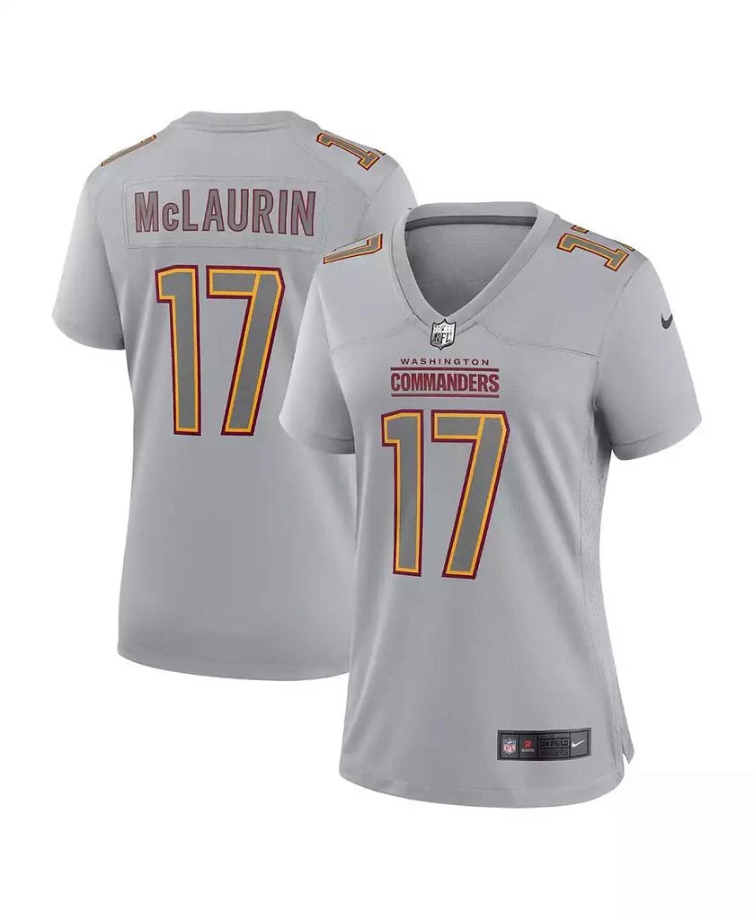 NIKE Women's Terry McLaurin Gray Washington Commanders Atmosphere Fashion Game Jersey 1