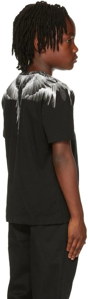 Marcelo Burlon Kids Black Icon Wings T-Shirt 3