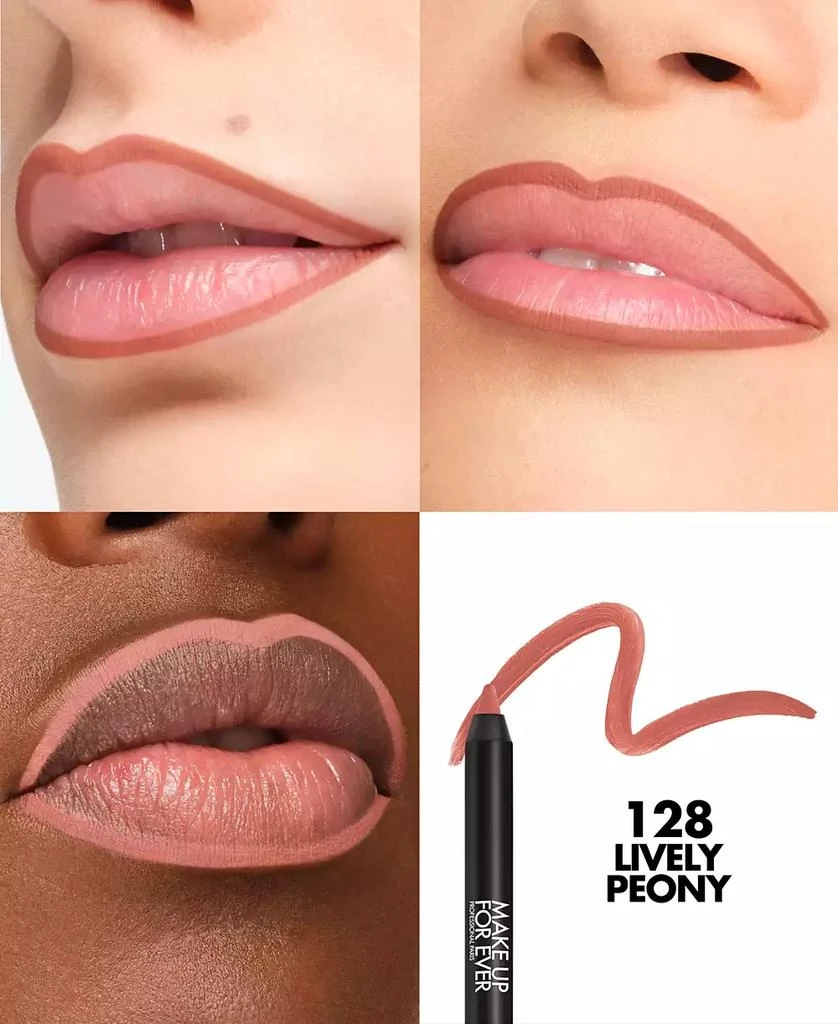 Make Up For Ever Artist Color Pencil Extreme Waterproof Lip Liner, 0.04 oz. 6