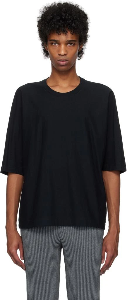 Homme Plissé Issey Miyake Black Release-T Basic T-shirt 1