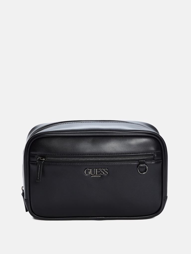 Guess Factory Smooth Faux-Leather Dopp Kit