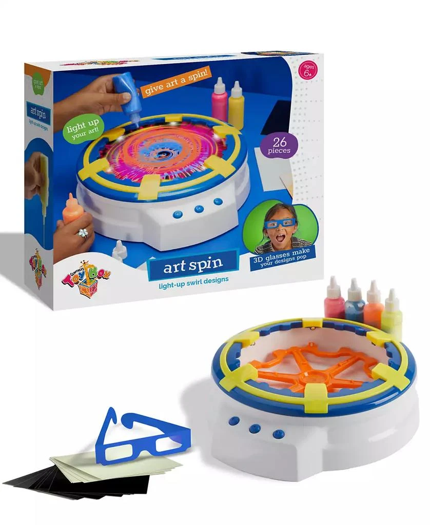 Geoffrey's Toy Box 3D Spin Art Light-up Swirl Design for Kids 6 years and up, Created for Macy's 1