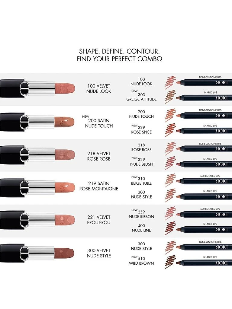 Dior Dior Rouge Dior Contour No-Transfer Lip Liner Pencil 4