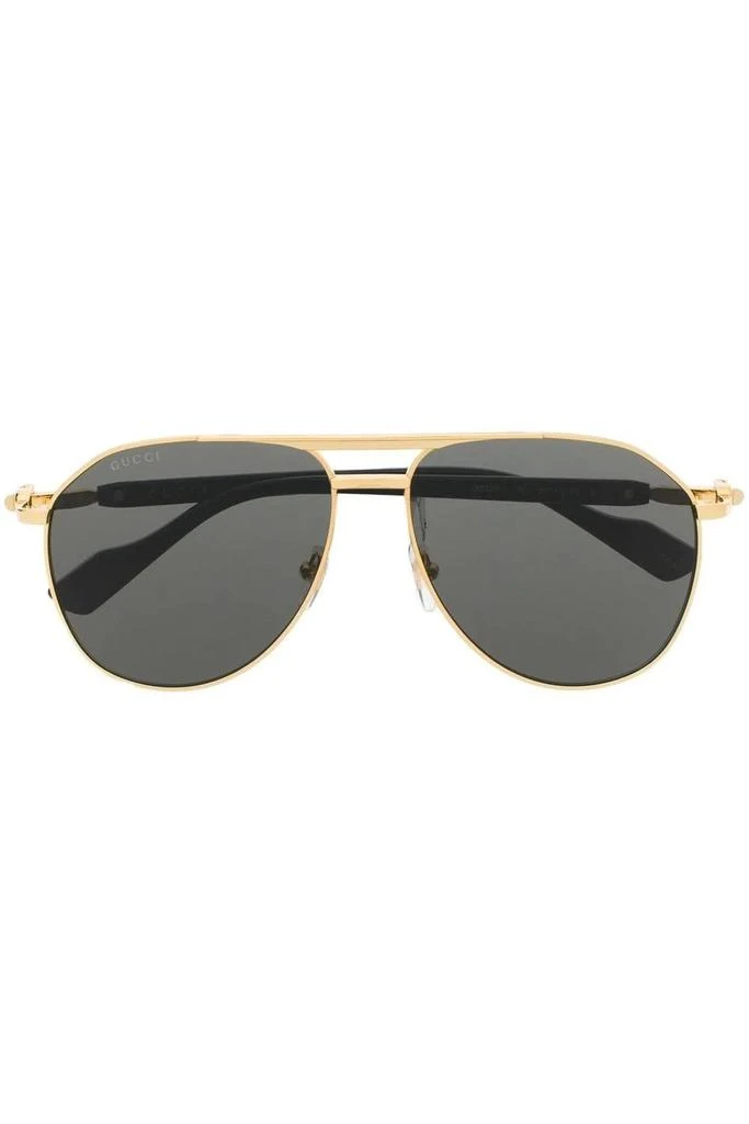 undefined Pilot Frame Sunglasses Gold 1