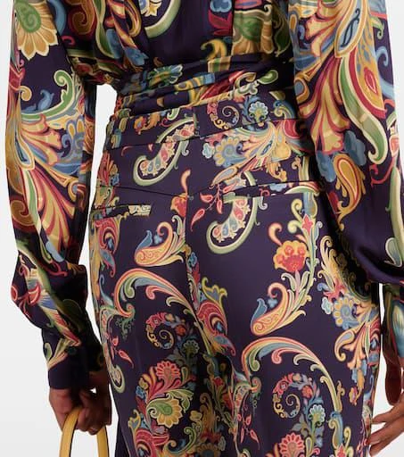 ETRO Paisley high-rise flared pants 6
