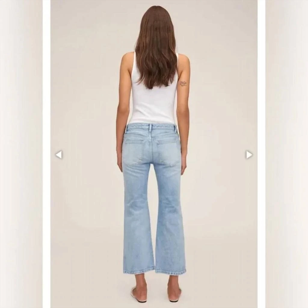 MARISSA WEBB Low Rider Vintage Cropped Denim Jeans In Blue 2