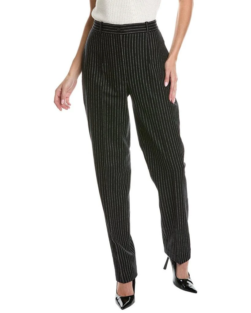 Michael Kors Collection Michael Kors Collection High Waisted Wool-Blend Cigarette Pant