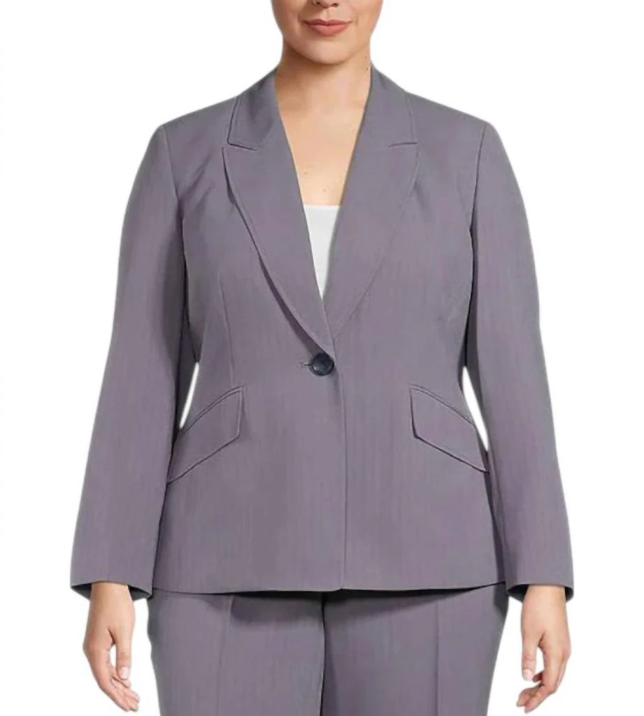 Le Suit Le Suit - Notched Collar Two Piece Set 2