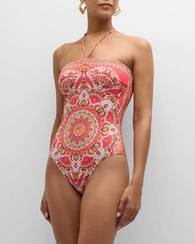 Camilla Shell Games Bandeau One-Piece Swimsuit 5