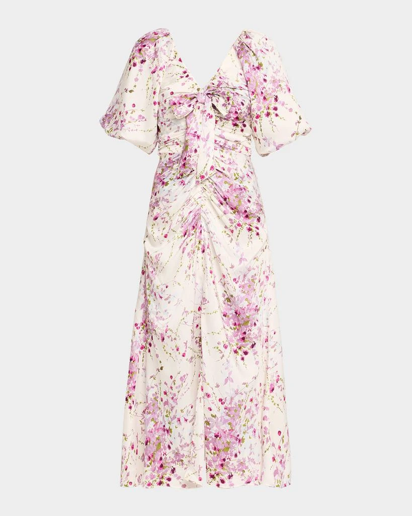 Cinq a Sept Brenton Puff-Sleeve Midsummer Bloom Dress 1