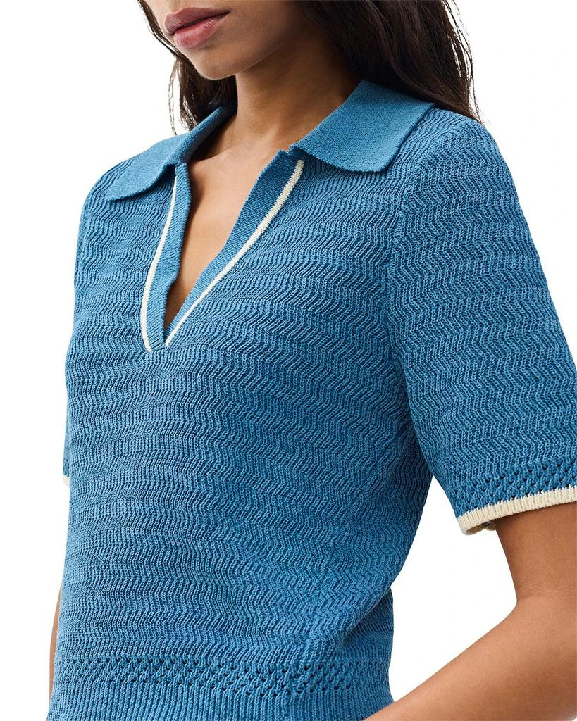 Rag 
Bone Costi Short Sleeve Polo 4