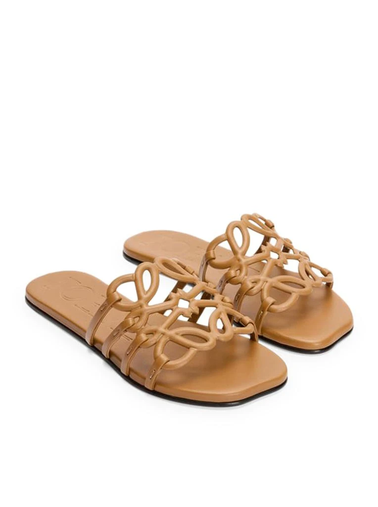 Loewe PETAL ANAGRAM CALFSKIN SANDALS 2