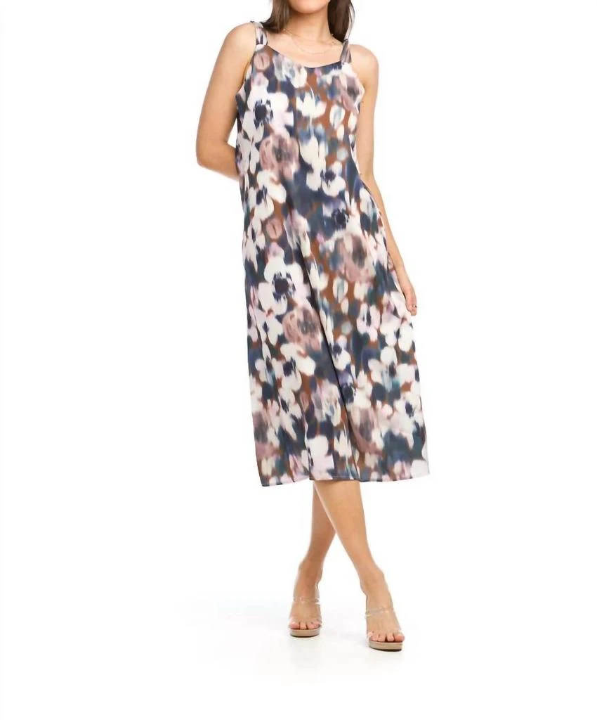Papillon Papillon - Khloe Watercolor Print Midi Dress 1