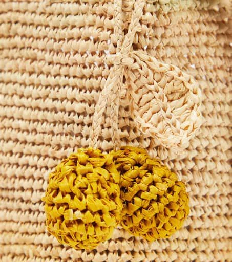 Bonpoint Aphyllante raffia shoulder bag 5