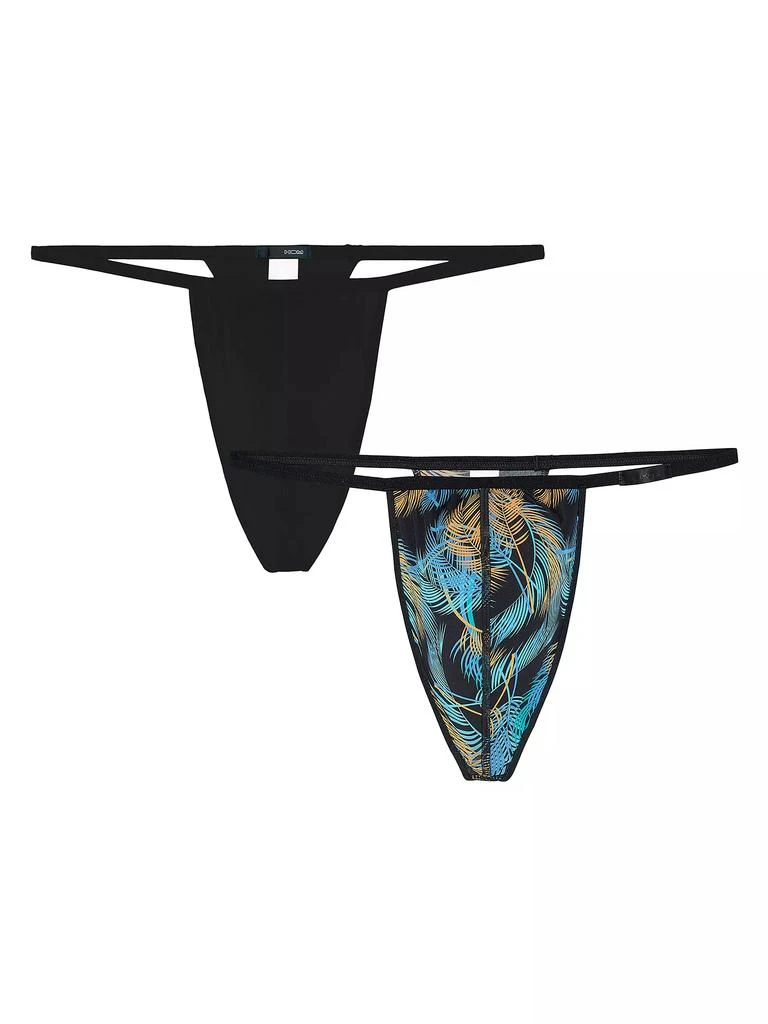 HOM Chico Stretch 2-Pack String Thong 1