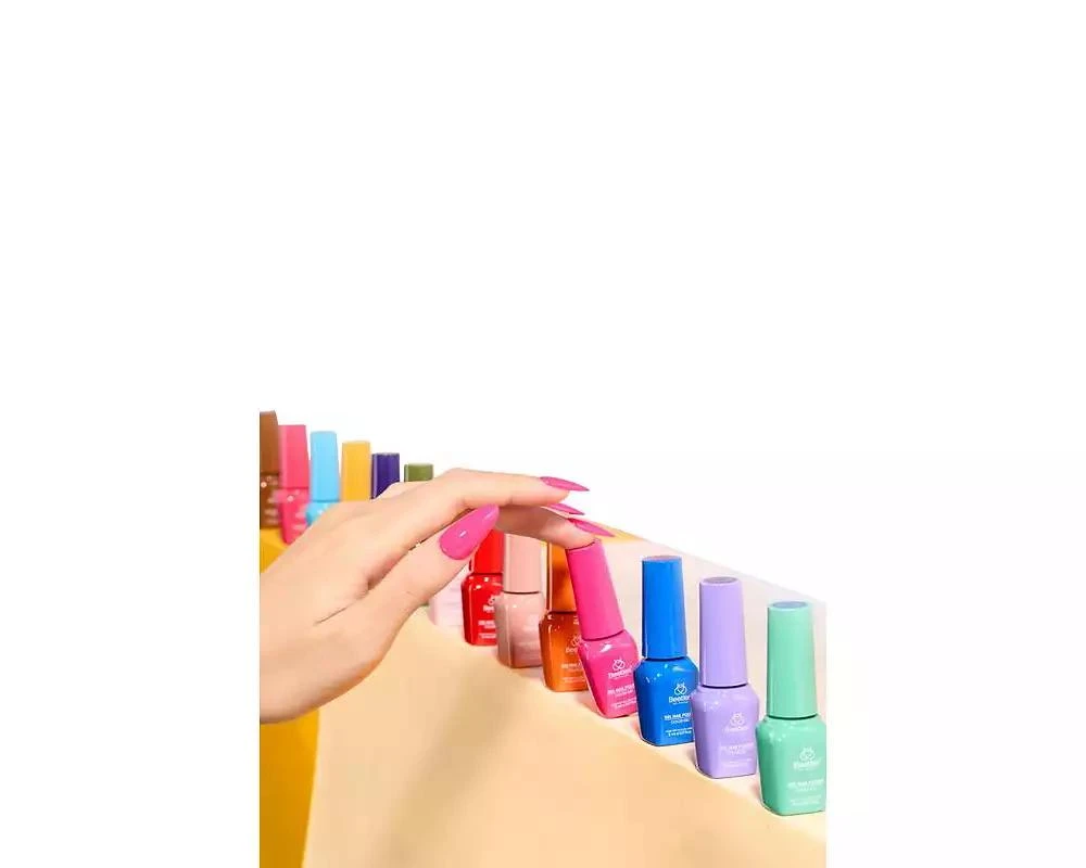 Beetles Gel Nail Polish Kit with UV Light, 35 Colors (68 pcs) 4