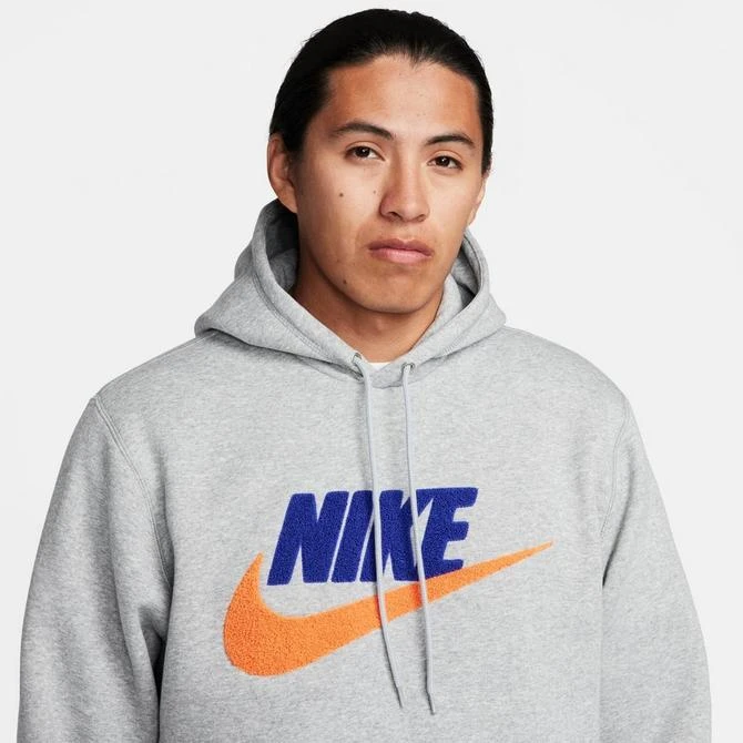 NIKE Men's Nike Club Fleece Chenille Futura Pullover Hoodie 4