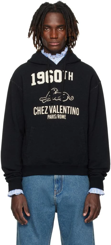 Valentino Black 
Chez Valentino
 Hoodie 1