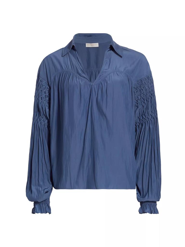 Ramy Brook Scarlett Pleated Blouse