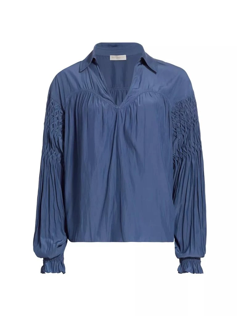 Ramy Brook Scarlett Pleated Blouse 1