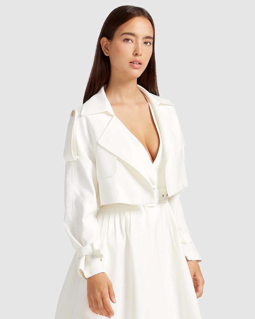 Belle & Bloom Manhattan Cropped Trench