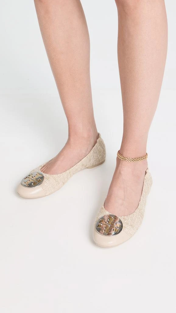 Tory Burch Claire Cap-Toe Ballet Flats 2