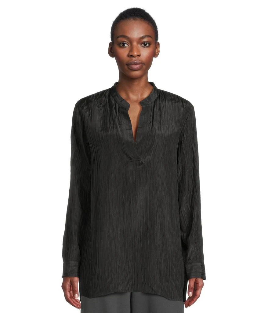 Eileen Fisher Mandarin Collar Tunic 1