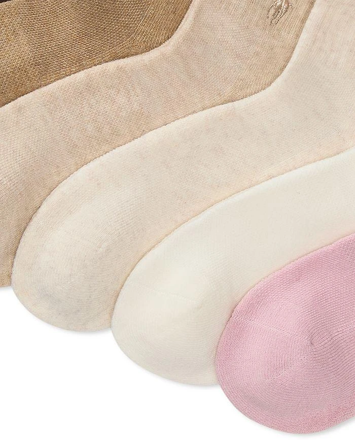 Ralph Lauren Cushioned Quarter Crew Socks, Pack of 6 3