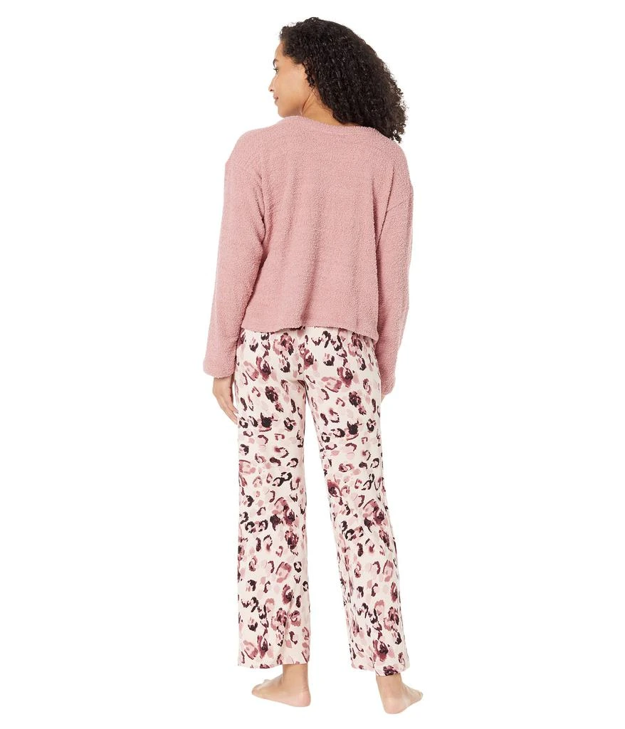 Hue Animal Fluffy Chenille Pajama Set 3