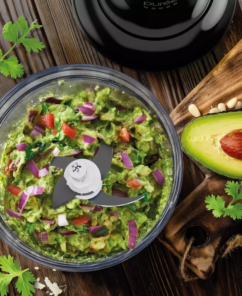 Tzumi Puree 8.5-Cup Food Processor with Stainless Steel Blades, Black 5