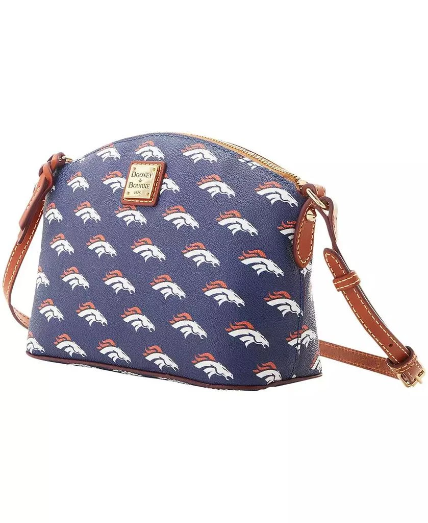 Dooney & Bourke Women's Denver Broncos Signature Suki Crossbody Purse with Medium Wristlet 1