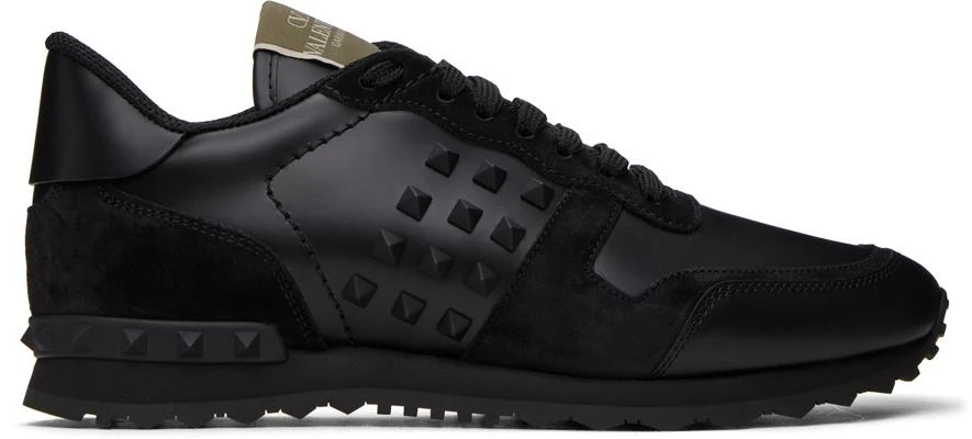 Valentino Black Rockstud Sneakers 1