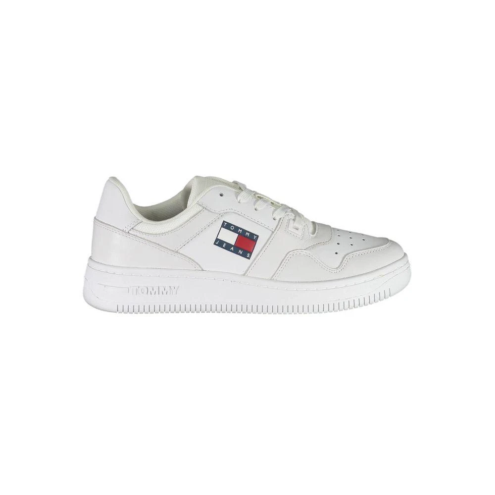 Tommy Hilfiger White Recycled Polyester Women Sneaker 1