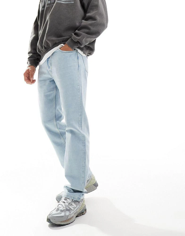 Weekday Weekday Klean straight fit jeans in opulent blue 1