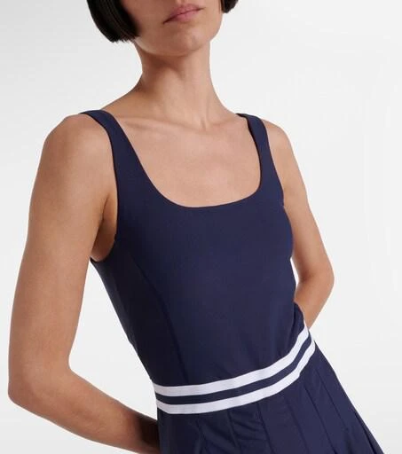 the upside peached lucette pleated mini dress Peached Lucette Pleated Dress