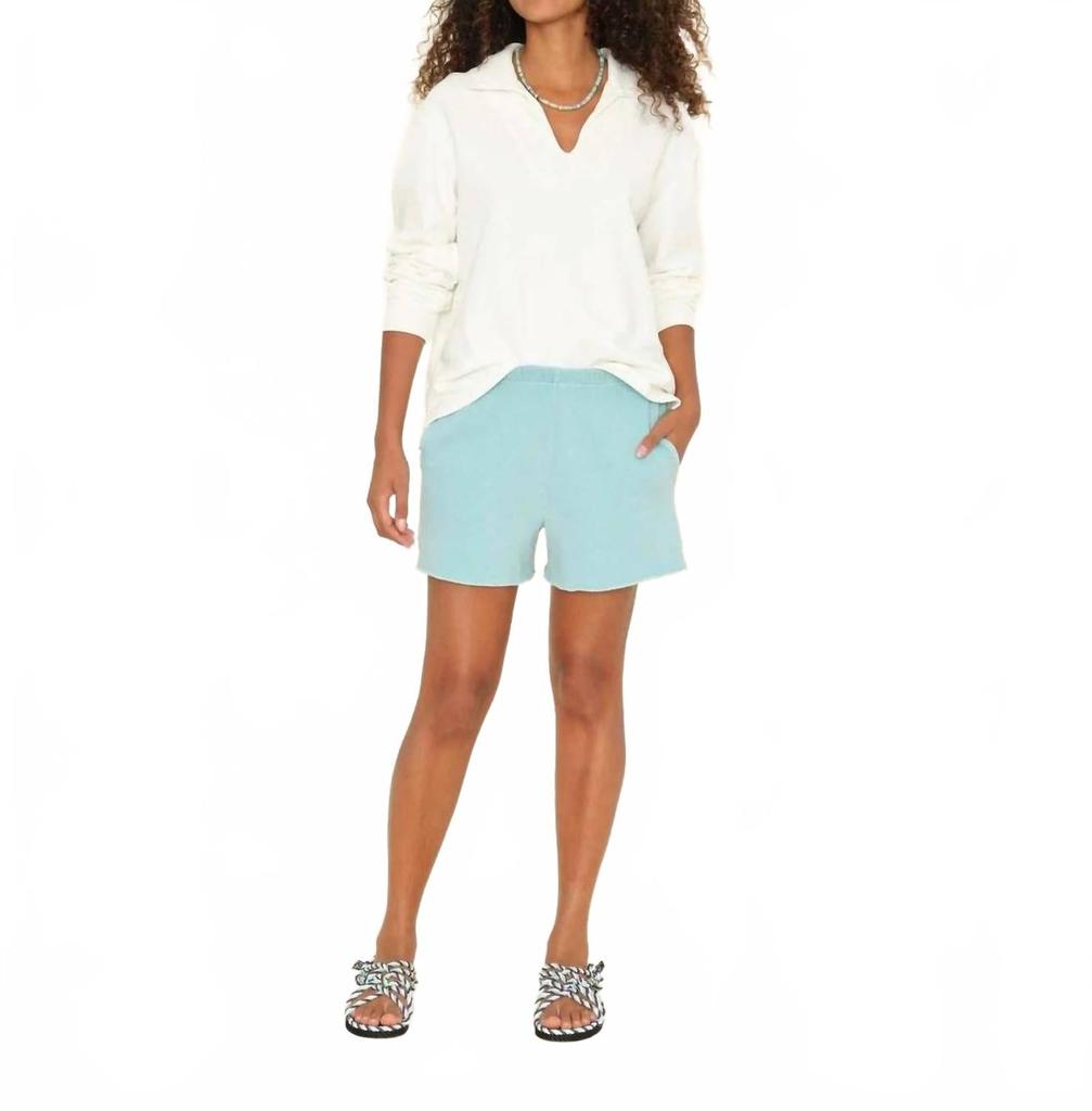 XIRENA Shawn Sweatshort In Raindrop