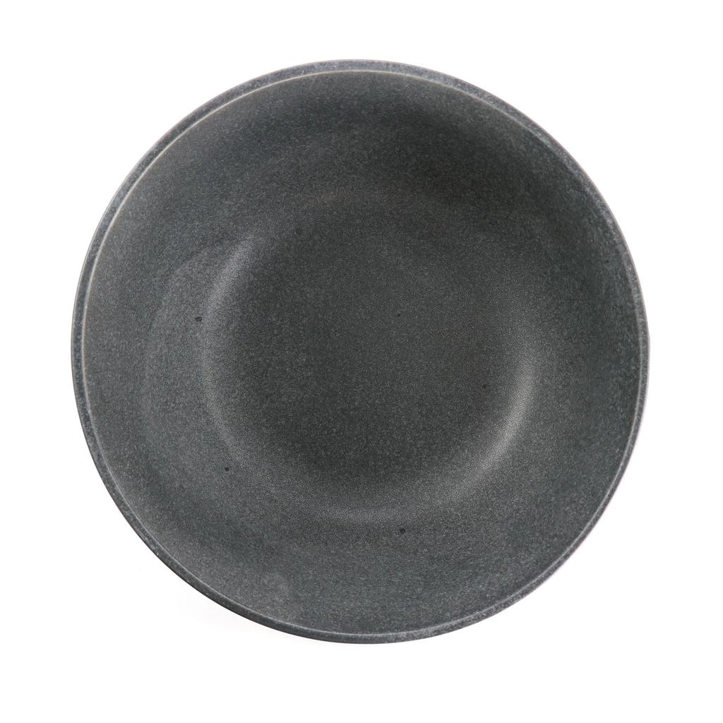 Our Table Landon 9.2 Inch Stoneware Round High Serving Bowl in Truffle 2