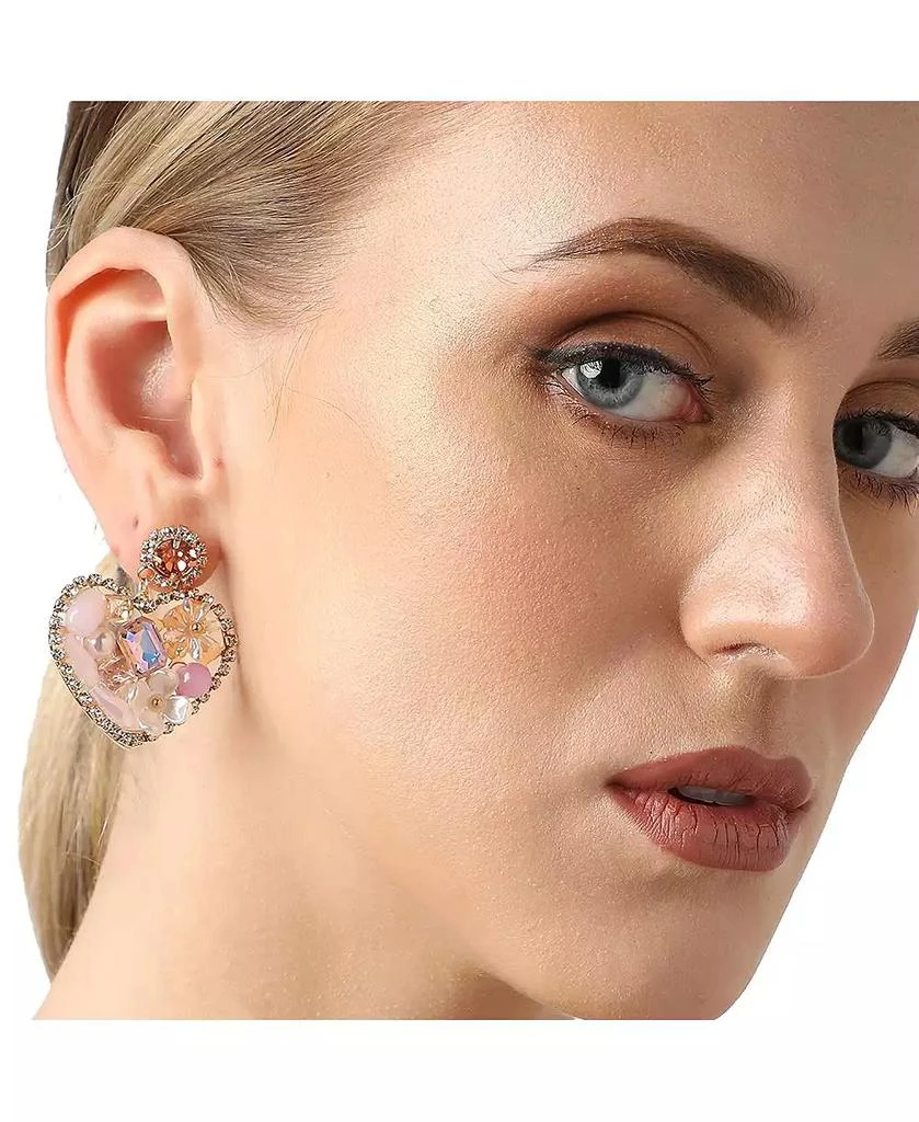 SOHI Hearts Drop Earrings 3