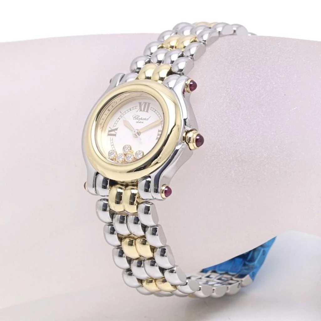 Chopard Happy Sport Stainless Steel yellow gold (18K) Wristwatch (Pre-Owned) 2