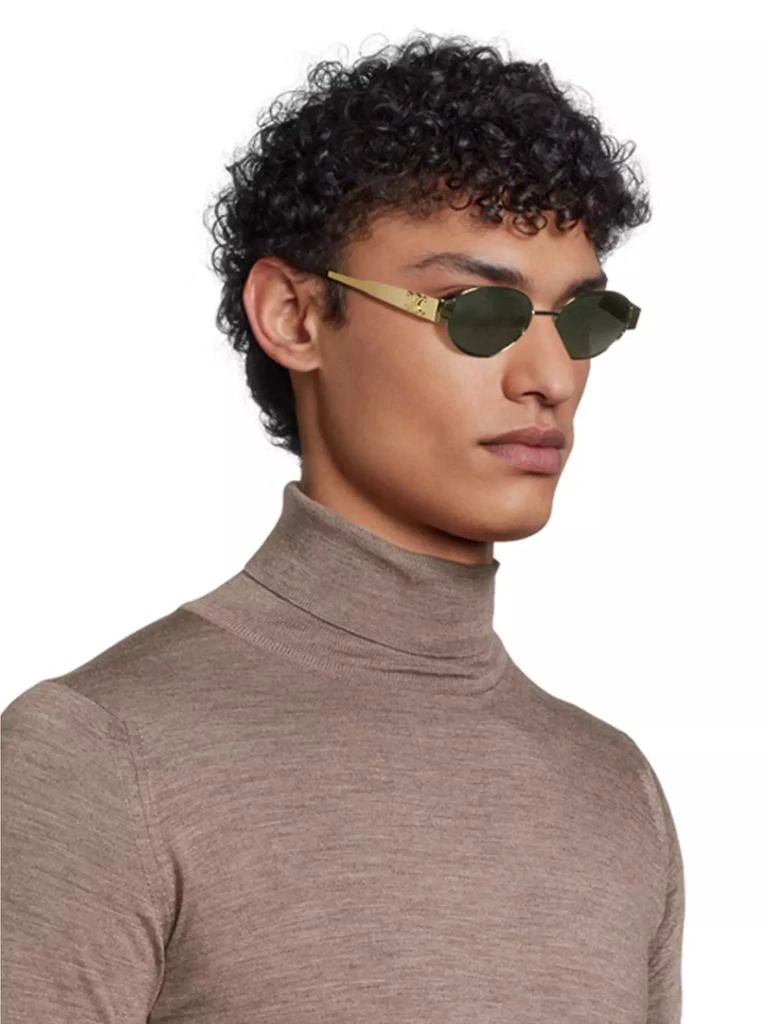 Celine Triomphe 54MM Oval Sunglasses 4
