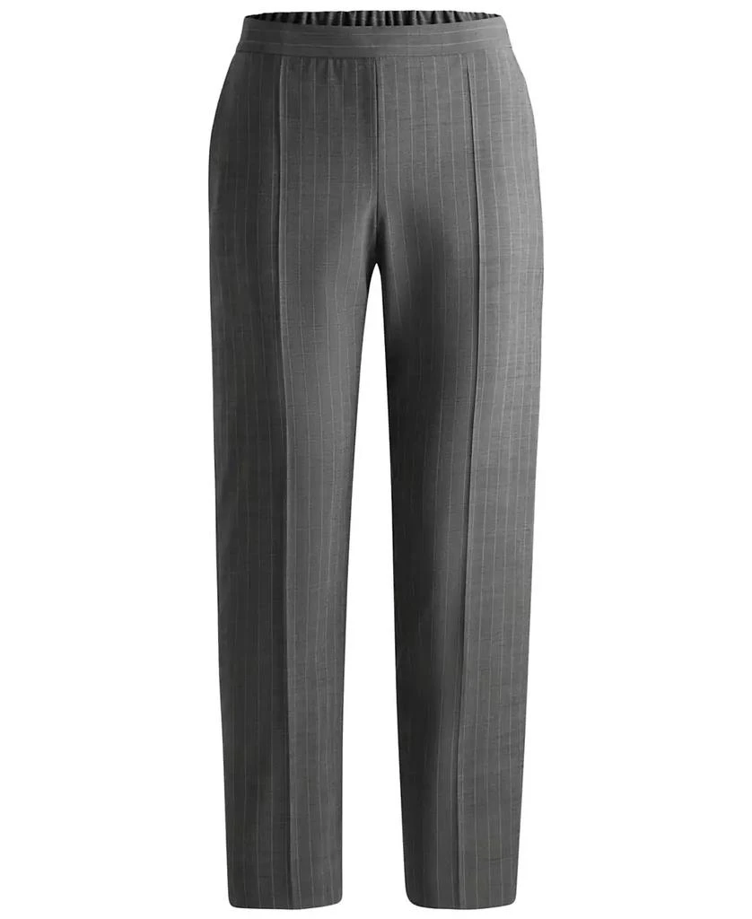 Hugo Boss Women's Striped Regular-Fit Trousers 4