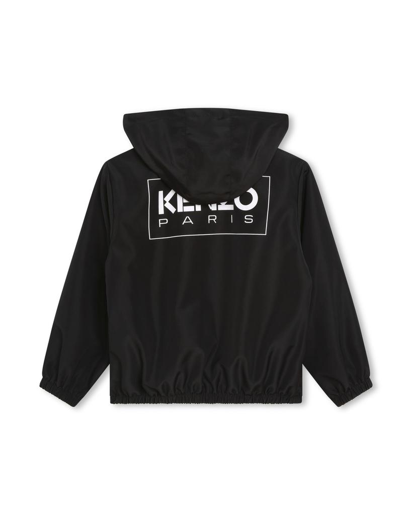 Kenzo Cardigan A Capuche Black - Enfant Mixte - Kenzo Kids